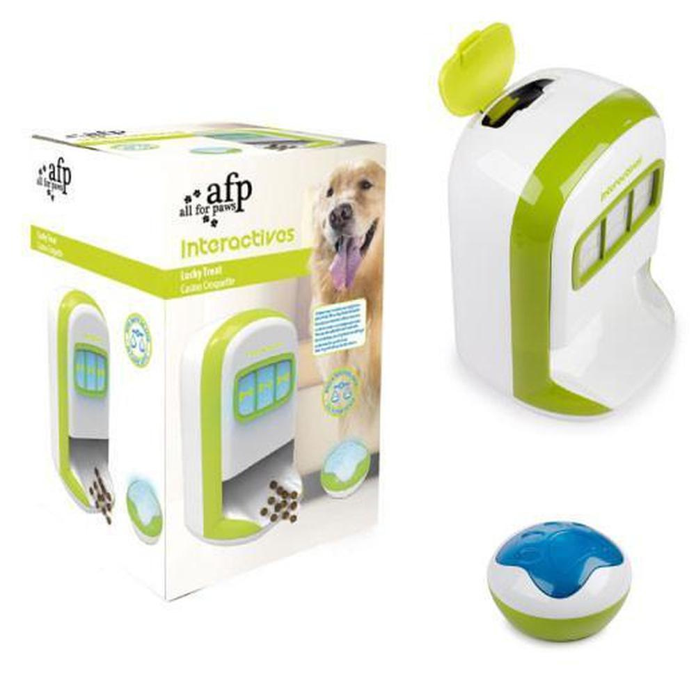 Dog Lucky Treat Toy With Rolling Ball Interactive Automatic Feeder