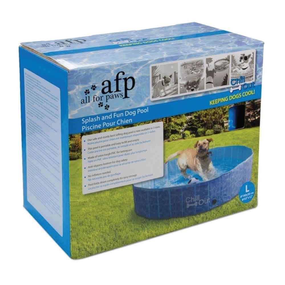 Dog Swimming Pool - Chill Out Plastic Pet Puppy Bath Splash Fun All