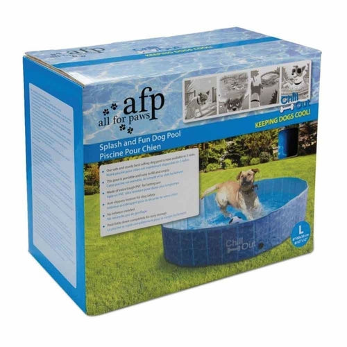 Dog Swimming Pool - Chill Out Plastic Pet Puppy Bath Splash Fun All