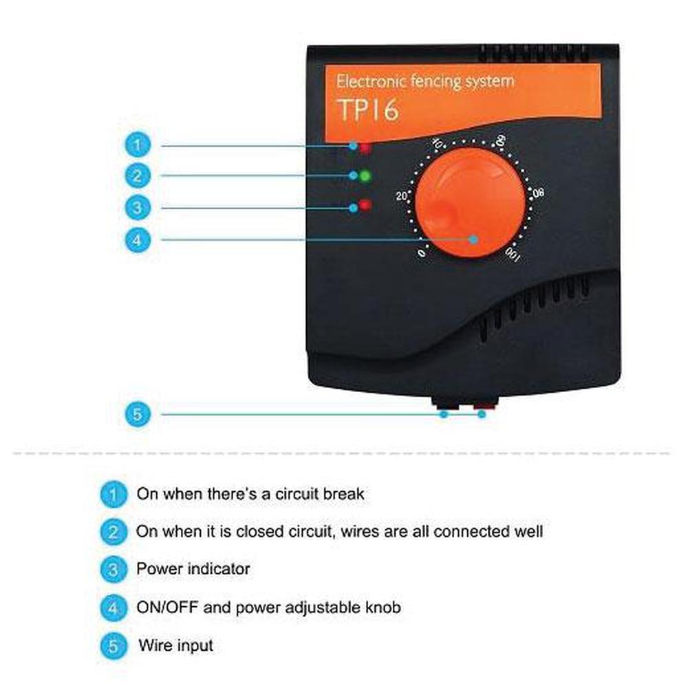 Electronic Dog Fence System -Invisible Electric Wireless TP16