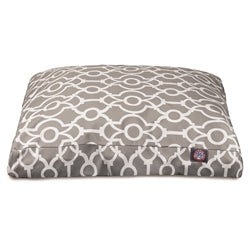 Majestic Pet 78899550100 Athens Gray Medium Rectangle Dog Bed