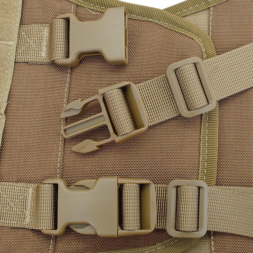 Tactical Nylon Dog Harness Military Working Dog Vest No Pull Pet