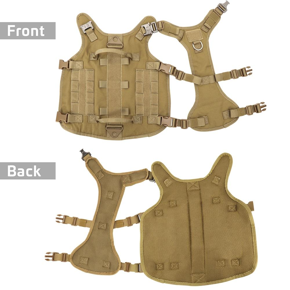 Durable Tactical Military Dog Harness Strong Nylon Pet Vest Working